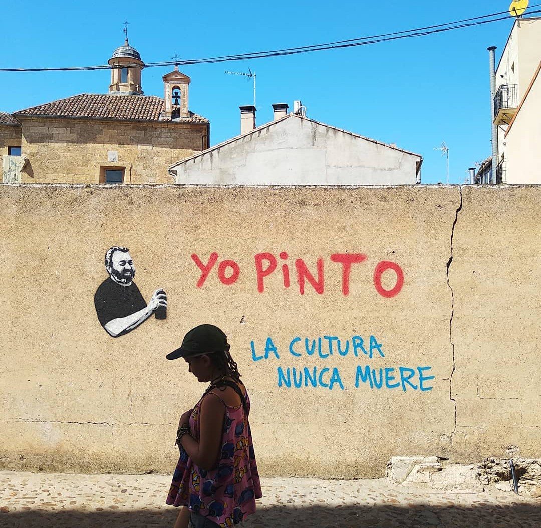 Graffiti homenaje a José Pinto